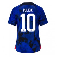 Maglie da calcio stati Uniti Christian Pulisic #10 Seconda Maglia Femminile Mondiali 2022 Manica Corta